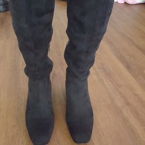 Women's bass size 10 over-the-knee black boots